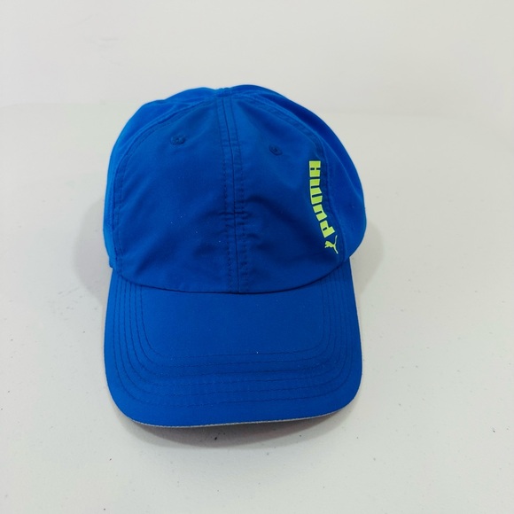 Puma Logo‎ Blue Womans Daily Golf Cap Women's Relaxed Fit Adjustable Hat 100759 - Picture 1 of 8